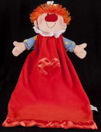 Dakin Circus Clown Plush Lovey Security Blanket